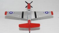 P-51 Mustang EPO 1200mm silber/rot PNP V3